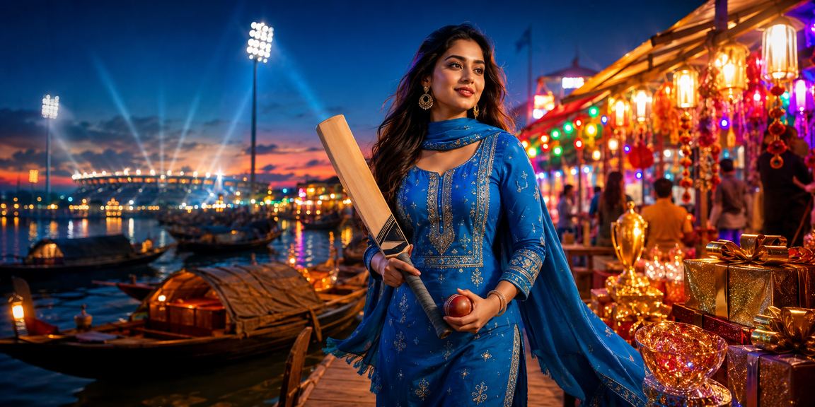 বরিশালে সালওয়ার কামিজ পরিহিত দর্শকদের সাথে ক্রিকেট বেটিং উপভোগ